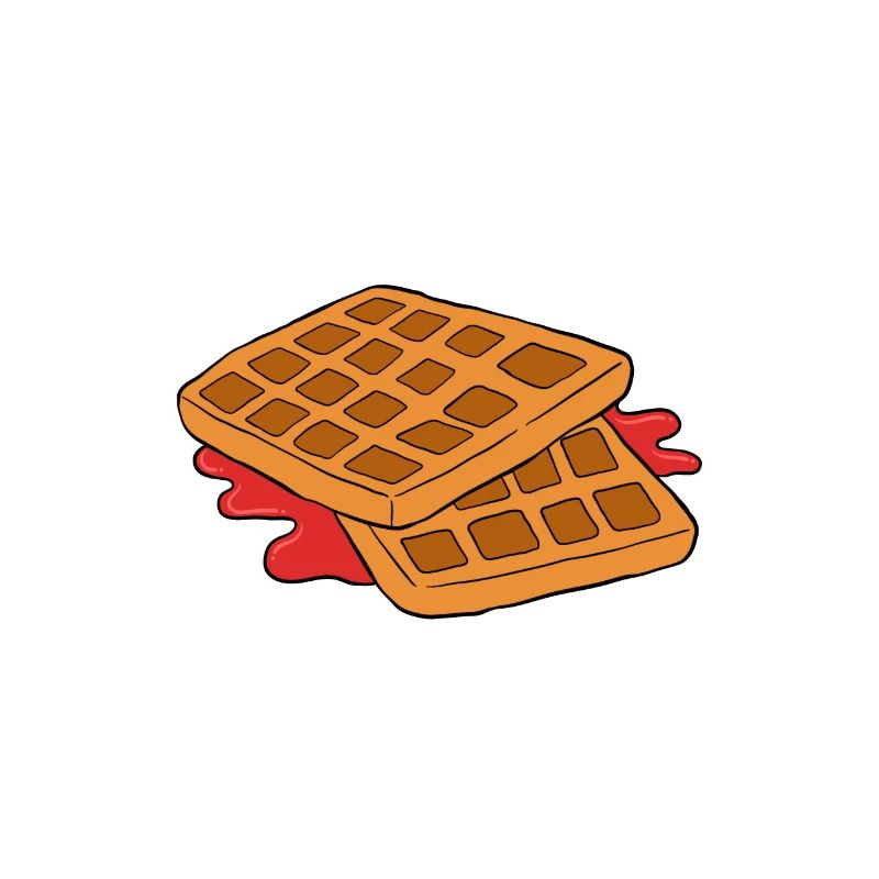 Waffle making waffle maker