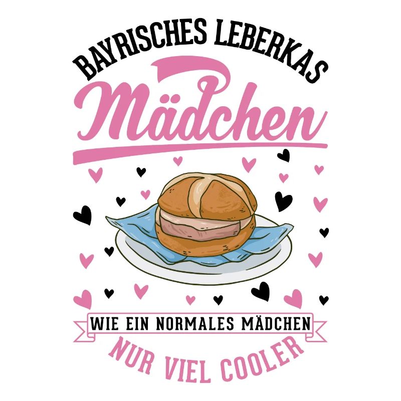 Leberkas Mädchen Leberkäse Fleischkäse