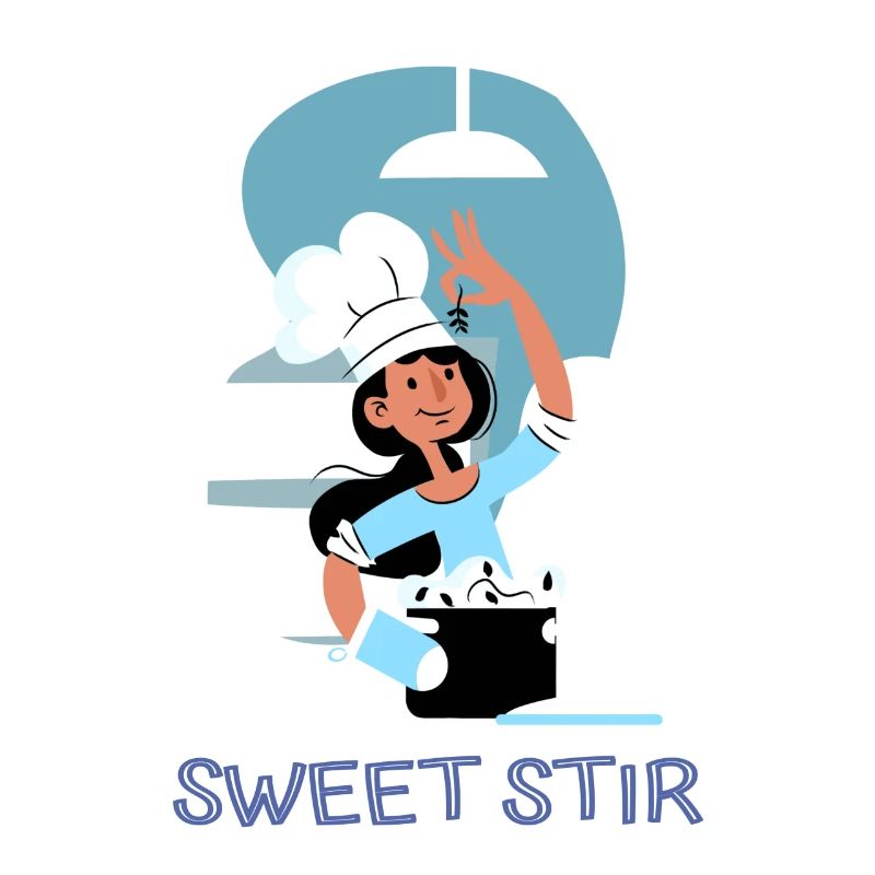 Chef Cook Kitchen Culinary Retro Bake Restaurant