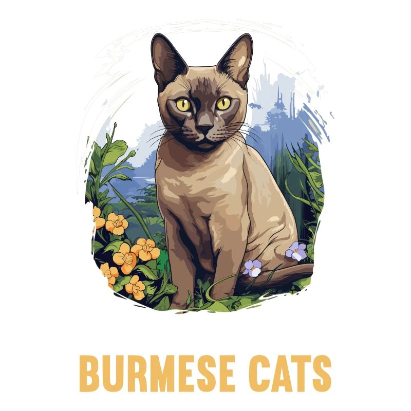Chat birman Birmanie Katze