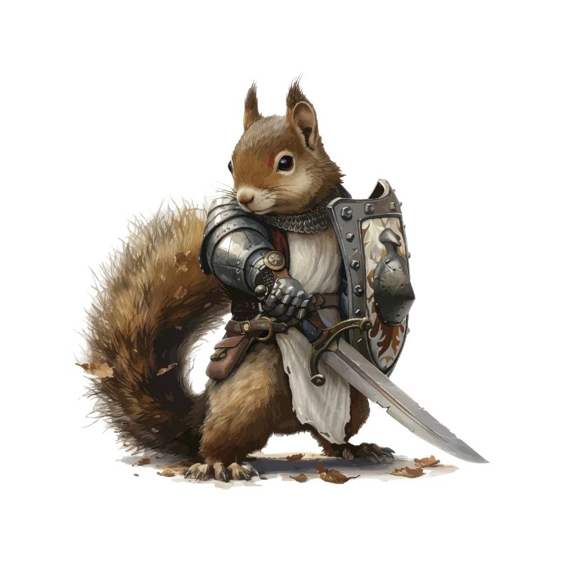 Squirrel Knight Middle Ages