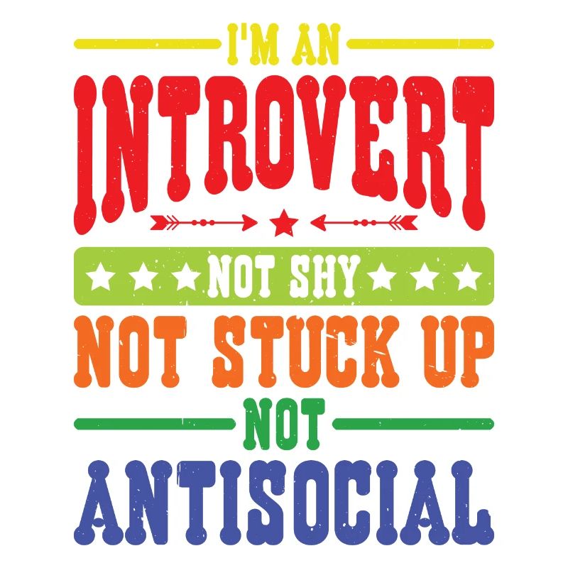 Je suis introverti, pas timide, pas antisocial