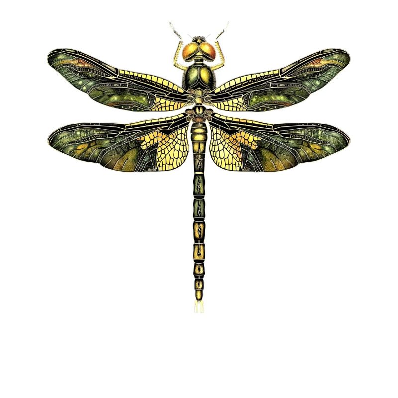 Libellule Libellule Ailes Colorées Libellules Mignonnes