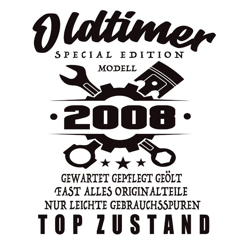 Oldtimer Special Edition Modell 2008 Geburtstag
