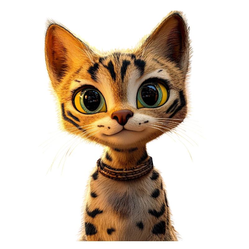 Savannah Chat Chat Maman Mignon Serval Léopard Chats