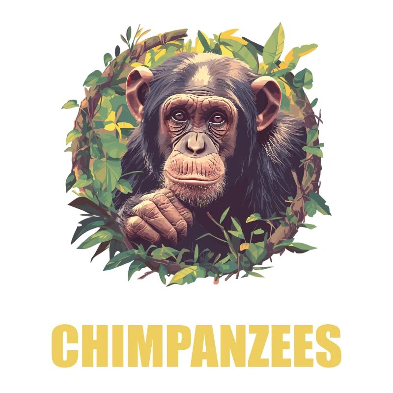 Chimpanzé Schimpansen Schimpanse