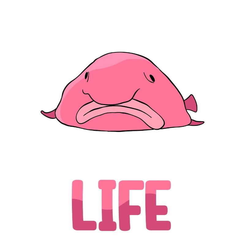 Drôle de poisson Blobfish mignon