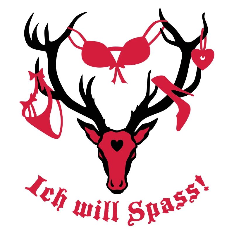 Hirsch mit Beute - ich will Spass! 2c