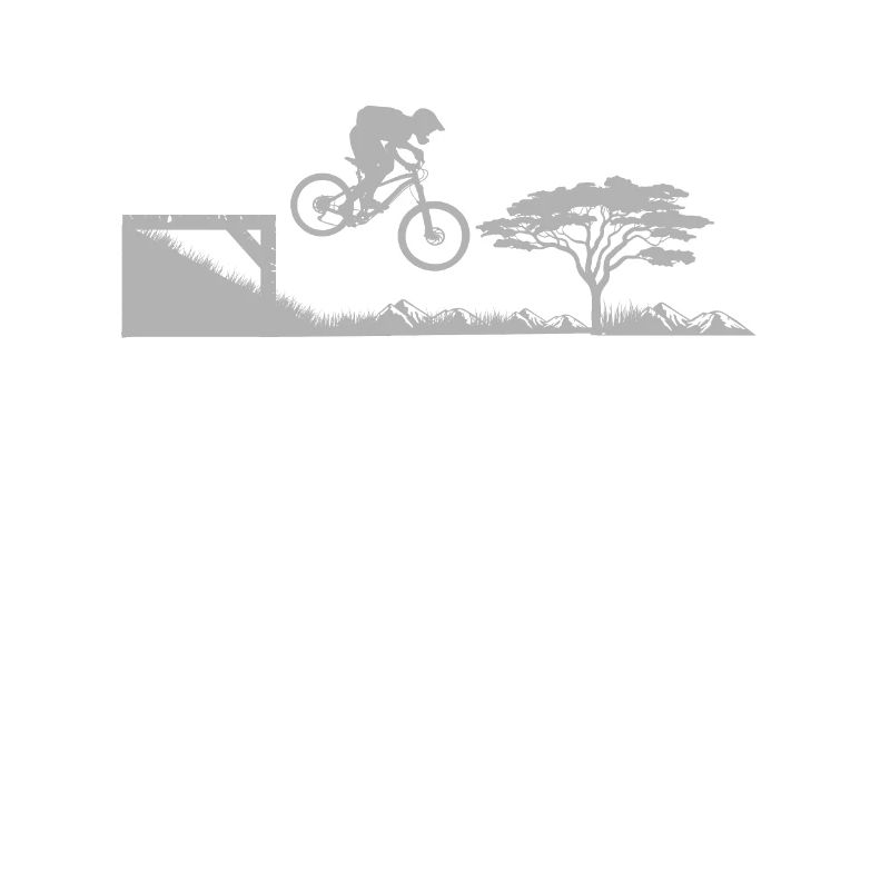 Downhill bikers