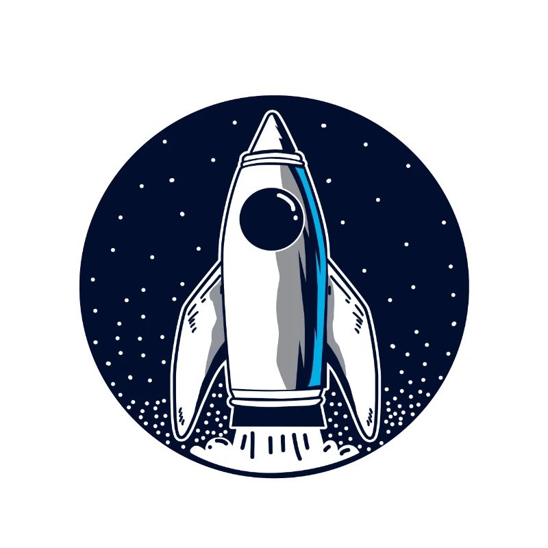 Voyage dans l'espace de fusée