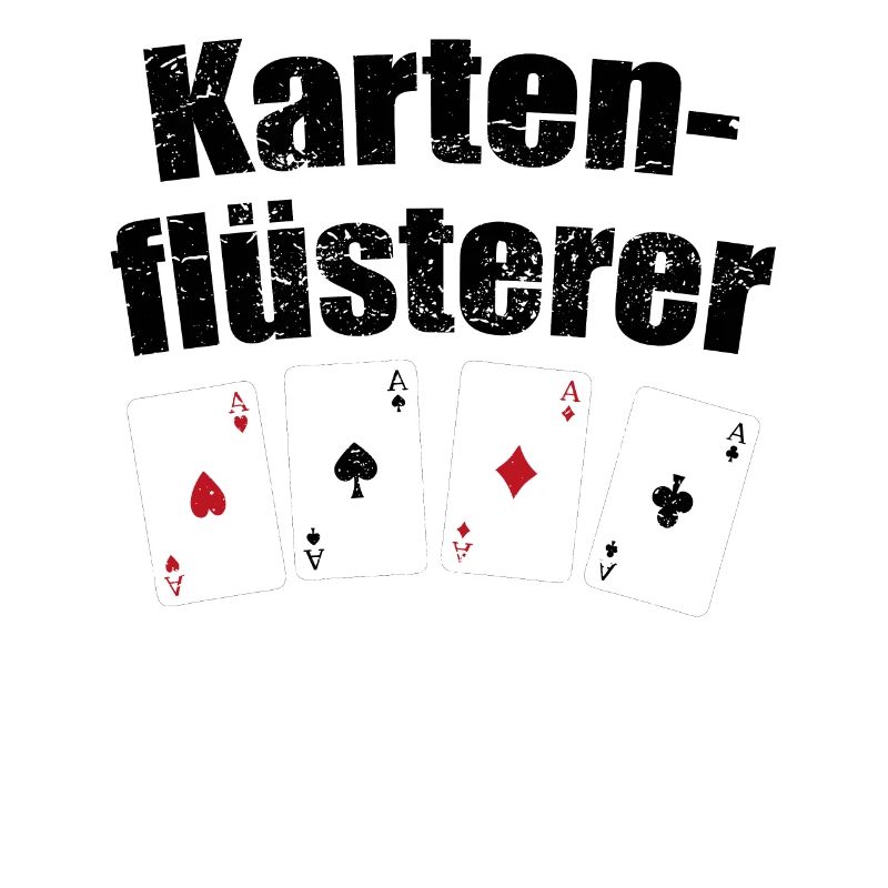 Kartenflüsterer Ass Spielkarten Karten Geschenk