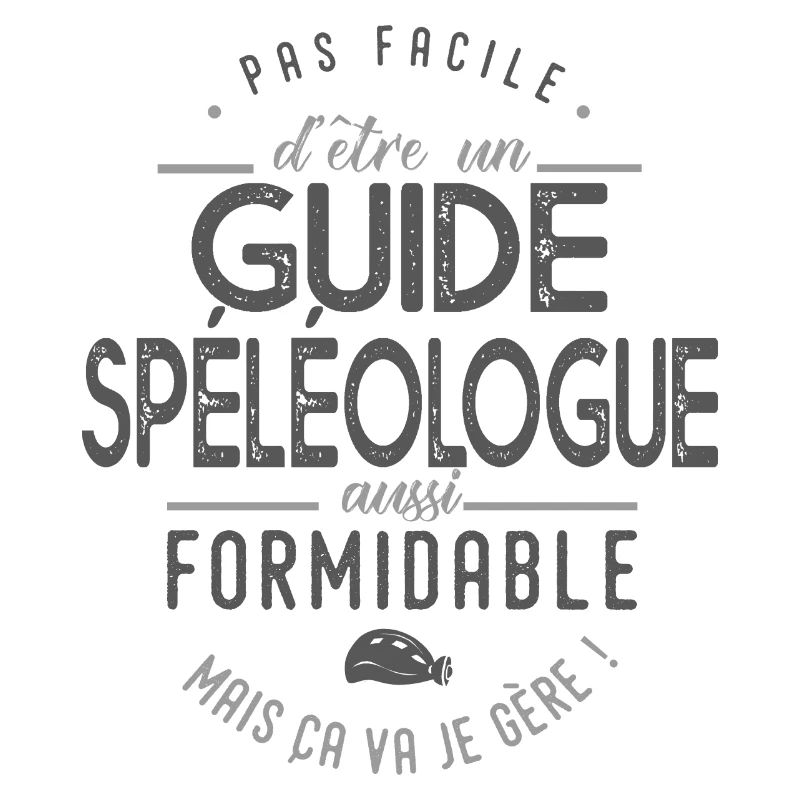 cadeau guide spéléologue formidable métier guide