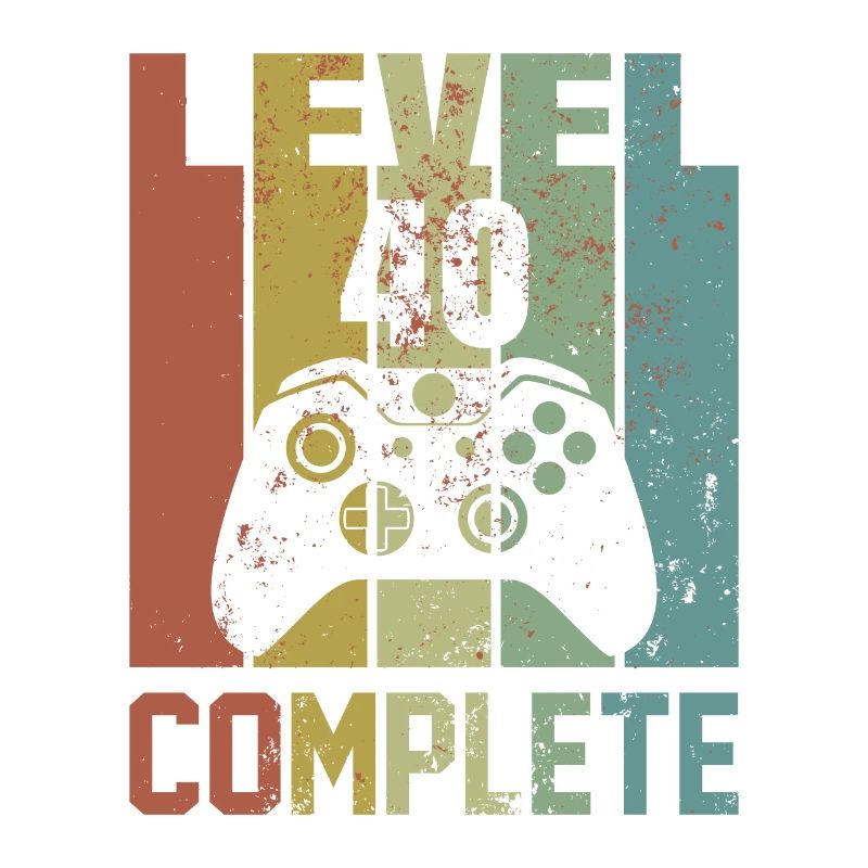 Level 40 complete Geburtstagsshirt Geschenk