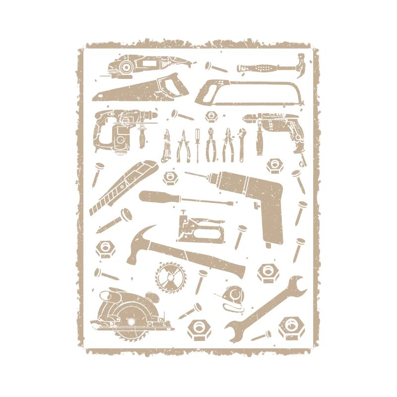 Tools with frame vintage