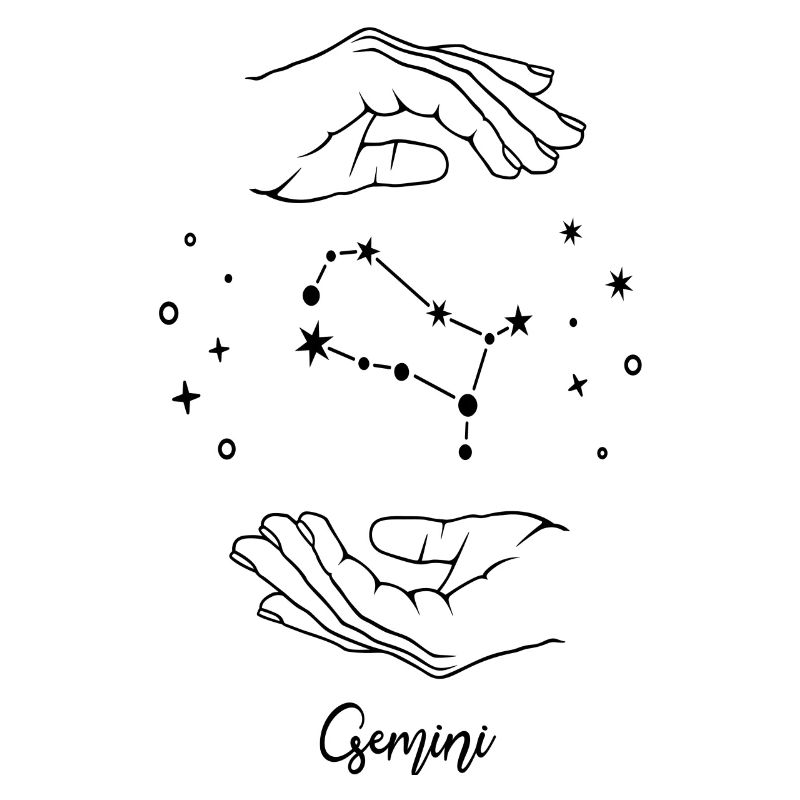 Sternenbild Sternzeichen Zwilling