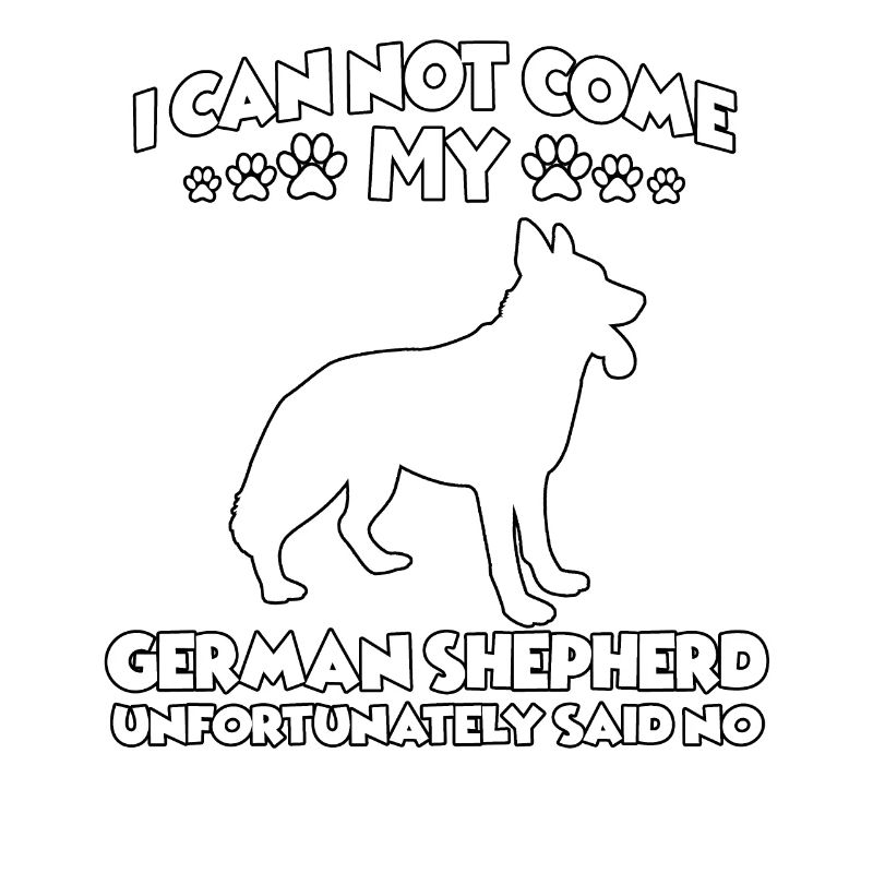 German Shepherd owner fun walk