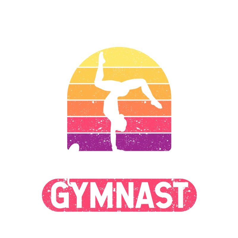Lustige Gymnastik-Mutter Stolze Mutter eines