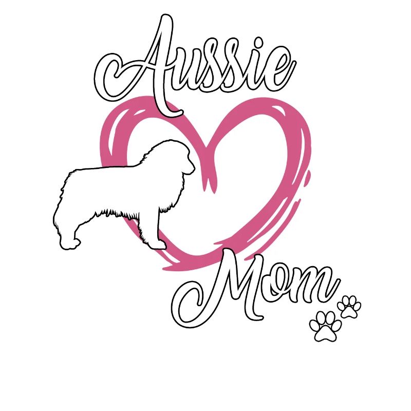 Aussie Mom Hundehalter süßes Australian Shepherd