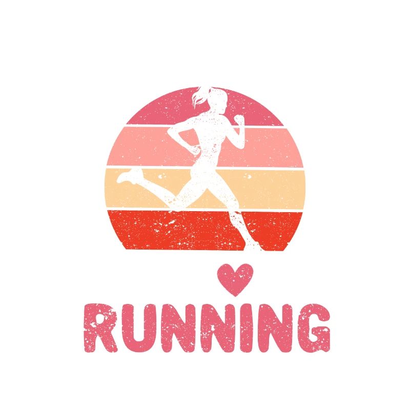 Mädchen Leichtathletik Jogging Liebe