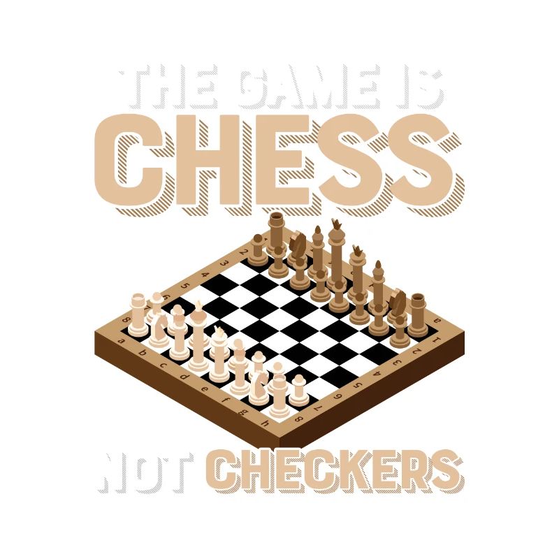 Le jeu est le jeu d’échecs pas le damier