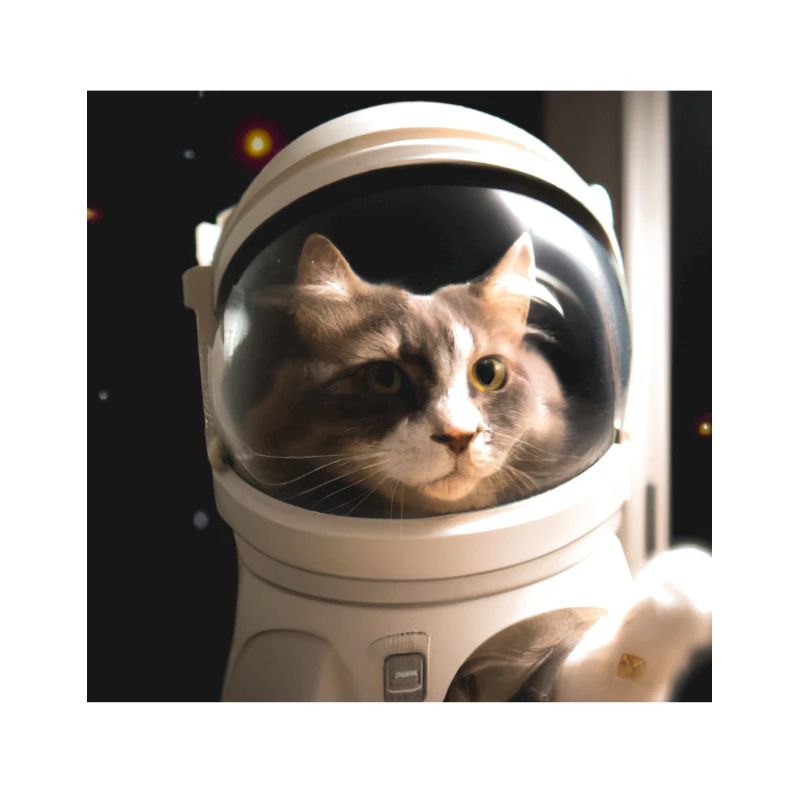 Chat dans l’espace
