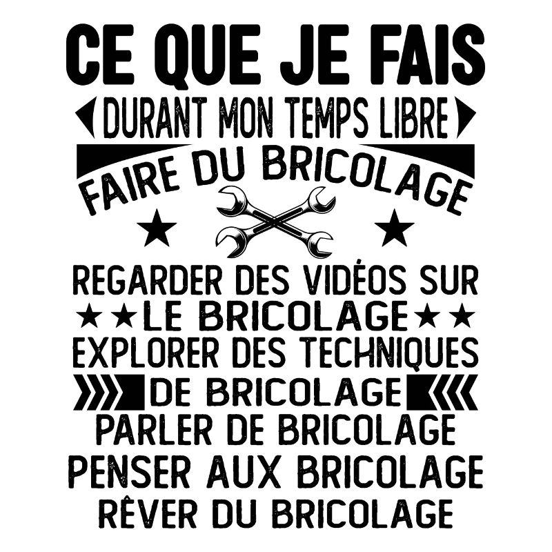 Ce que je fais pendant mon temps libre Bricolage