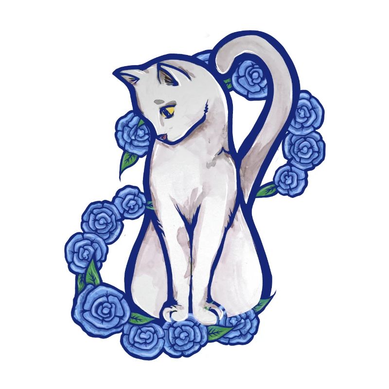 Chat blanc