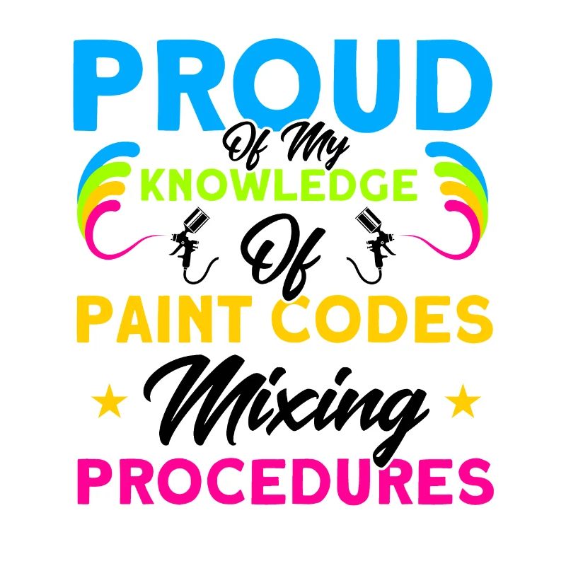 Vehicle painter knowledge about color codes gift