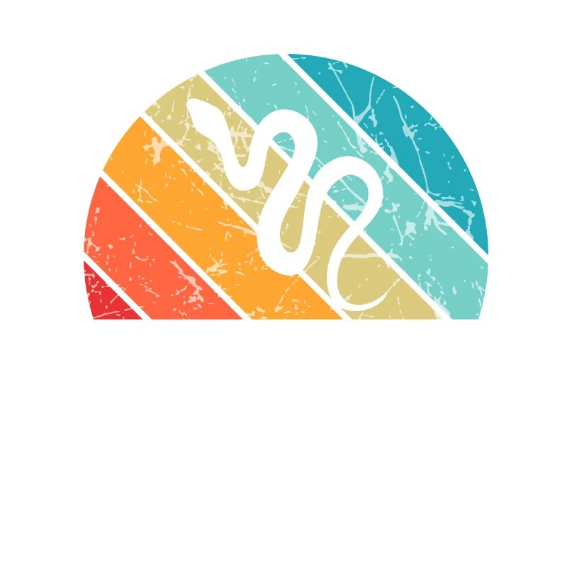 Snake Retro Reptile Python Idée cadeau