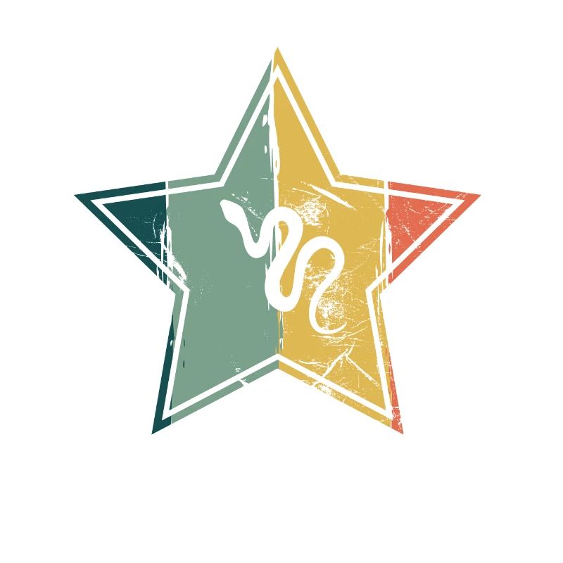 Snake Retro Reptile Python Idée cadeau