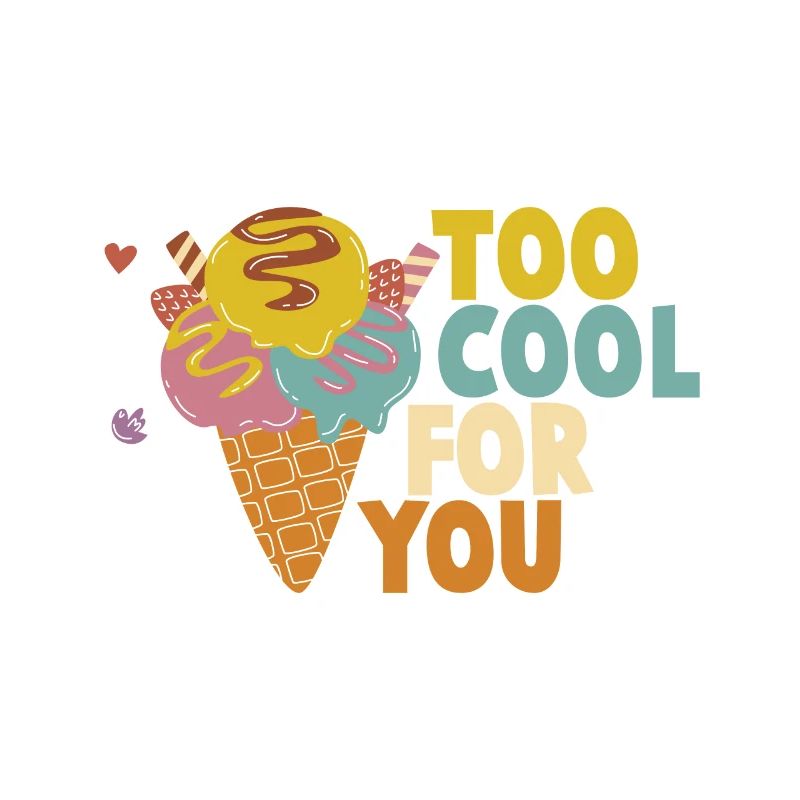 Eiscreme logo Sommer Softeis Geschenkidee