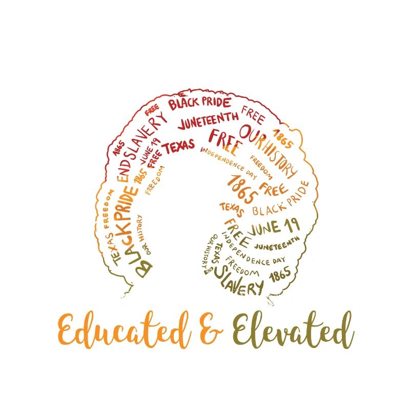 40 Melanated Educated Elevated Juneteenth