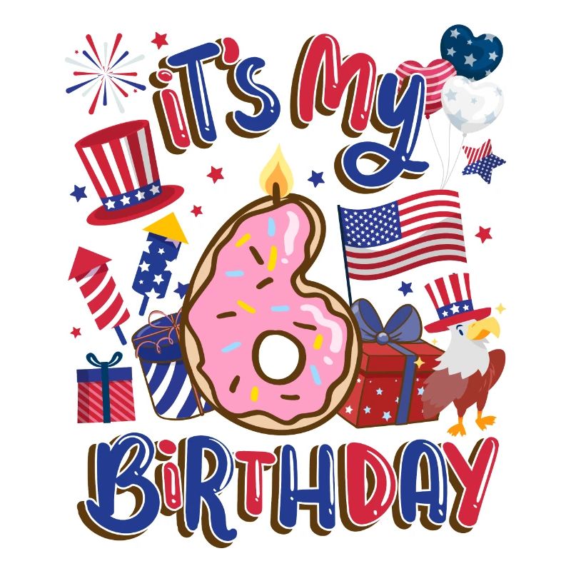 It's my 6th birthday Eagle July 4th