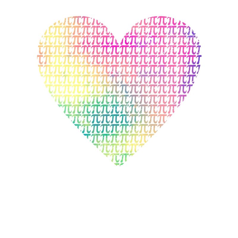 Heart Pi Day Funny Graphics Math Teacher Computer Science