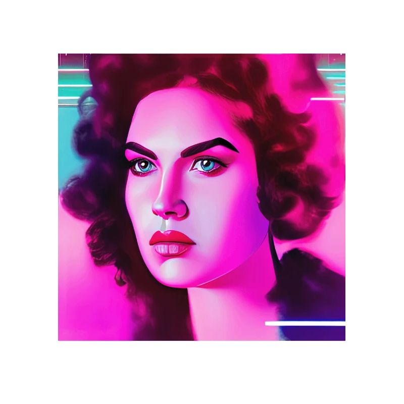 Retrowave Synthwave 80s Character Design