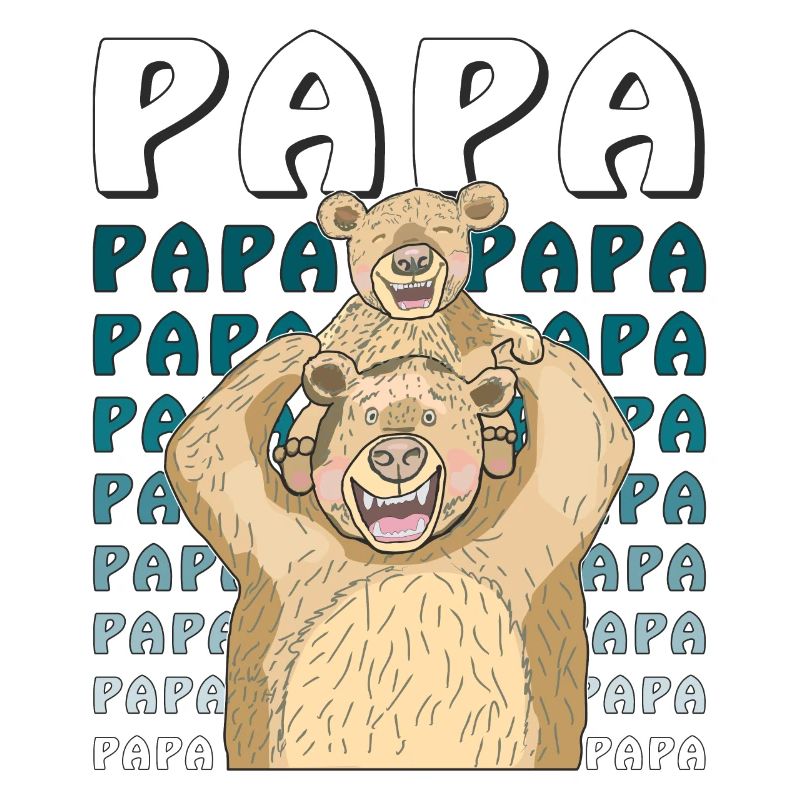 BEAR DADDY KID DAD