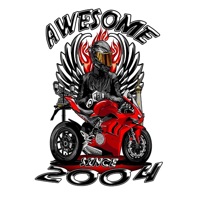Awesome since 2004, Biker Geburtstag