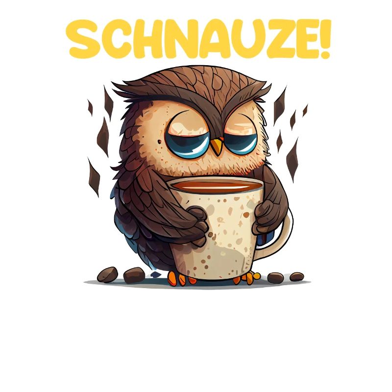Schnauze! Ich hatte Nachtschicht Kaffee Eule