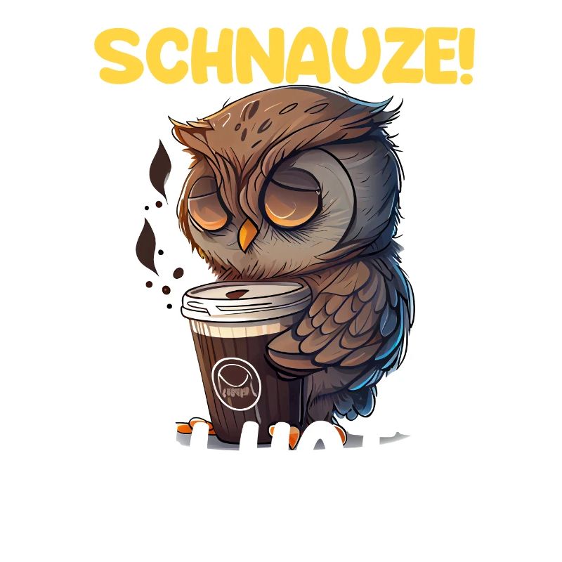 Schnauze! Ich hatte Nachtschicht Kaffee Eule
