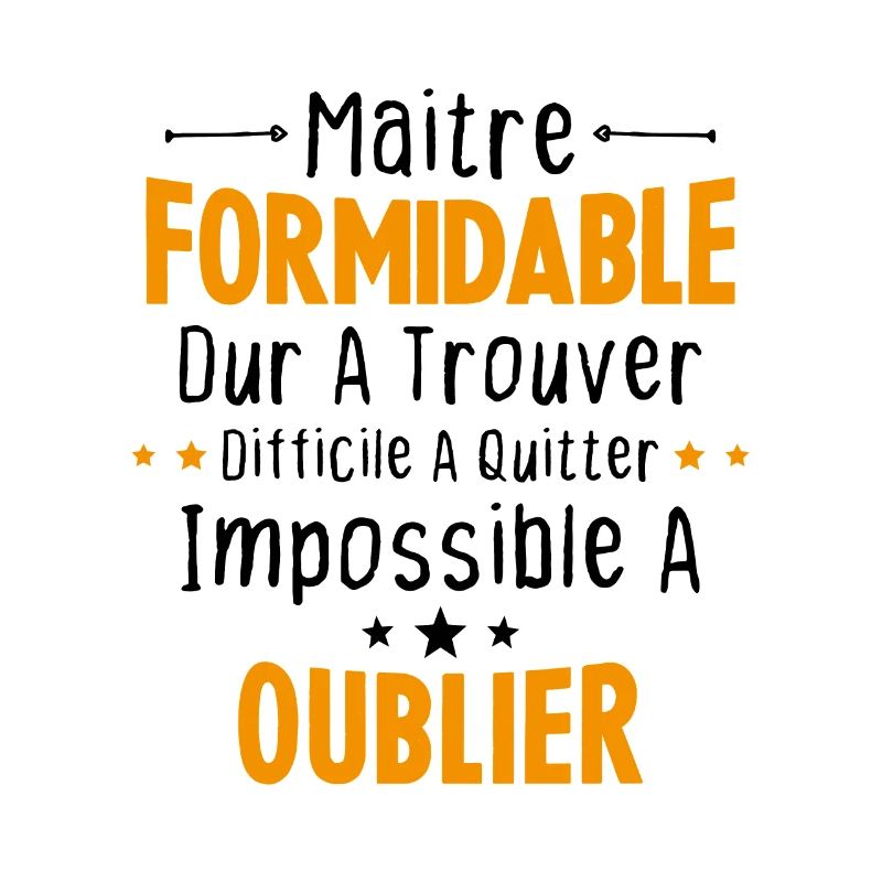 Maître Formidable Idée Cadeau Maître D'école