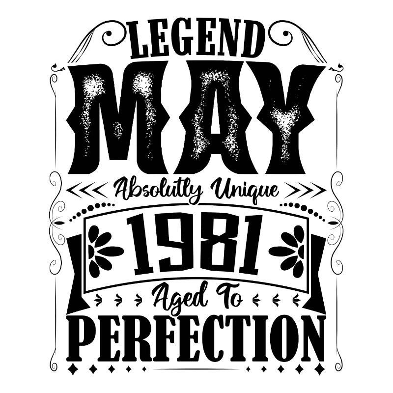 May 1981. Birthday May 1981. Gift May 1981.