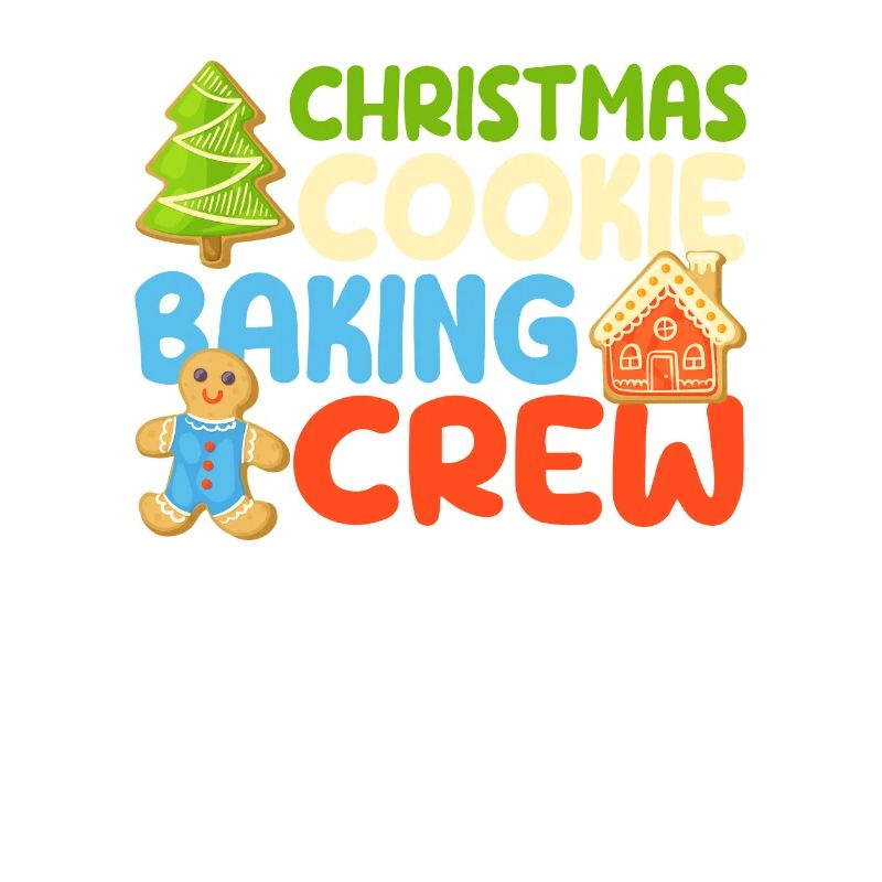 Équipe de cuisson de biscuits de Noël Assortiment amusant