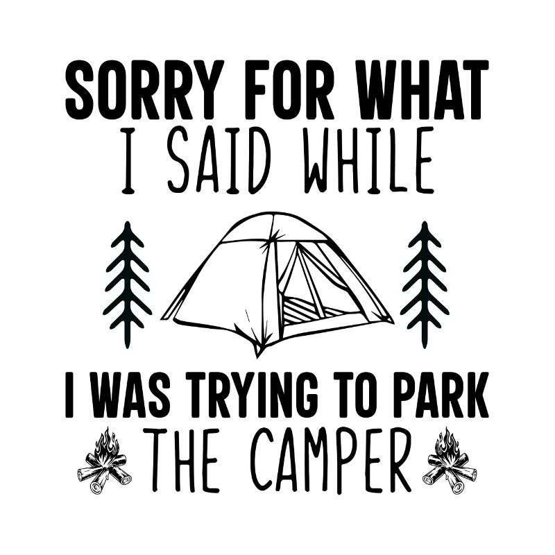 Cool Camping Saying Idée cadeau