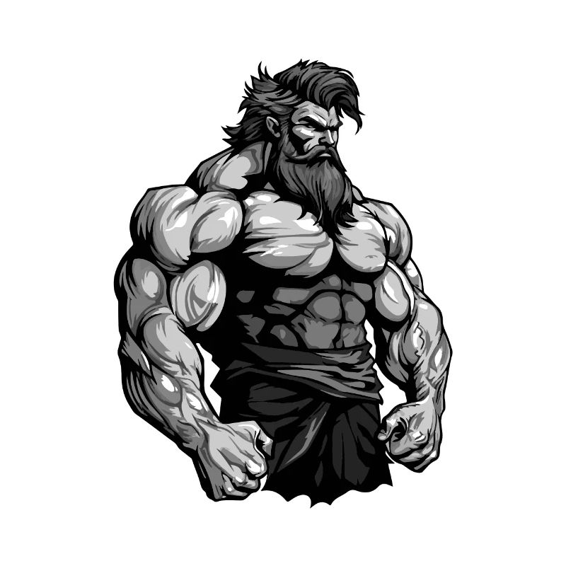 Bodybuilder Muscles Workout Gym