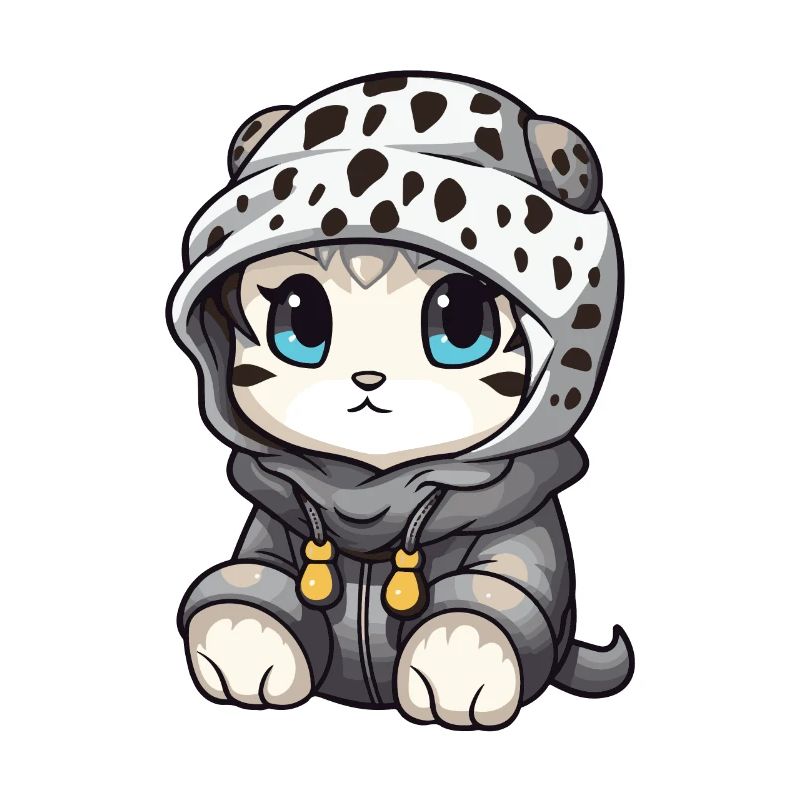 Snow leopard winter leopard comic