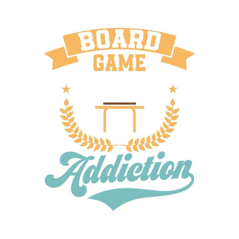 Board Game Addict Nerd Gamer Tabletop Player