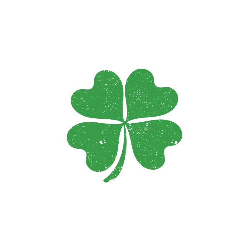 0% Irisches Kleeblatt Lustiger St. Patricks Day