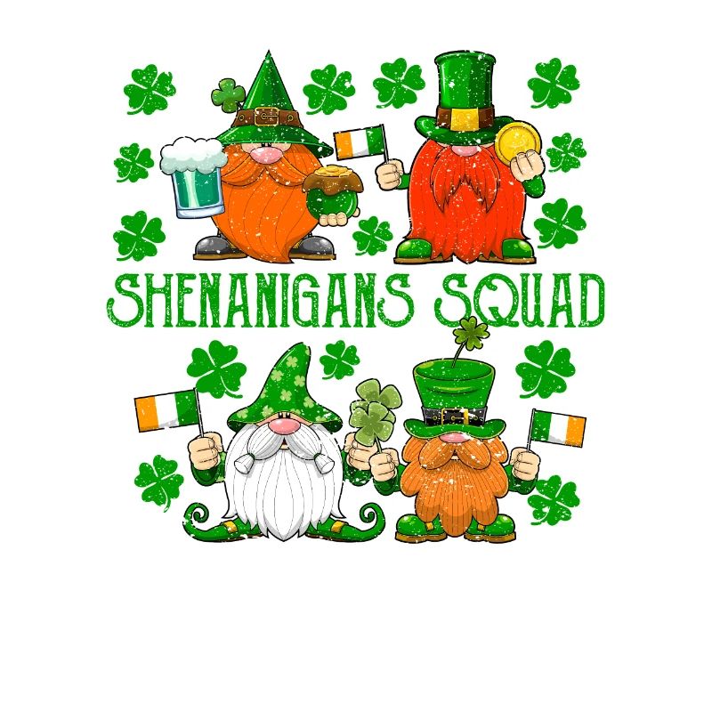 Shenanigans Squad Lucky Clover Leaf