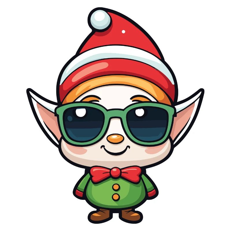 Dessin de Noël elfe