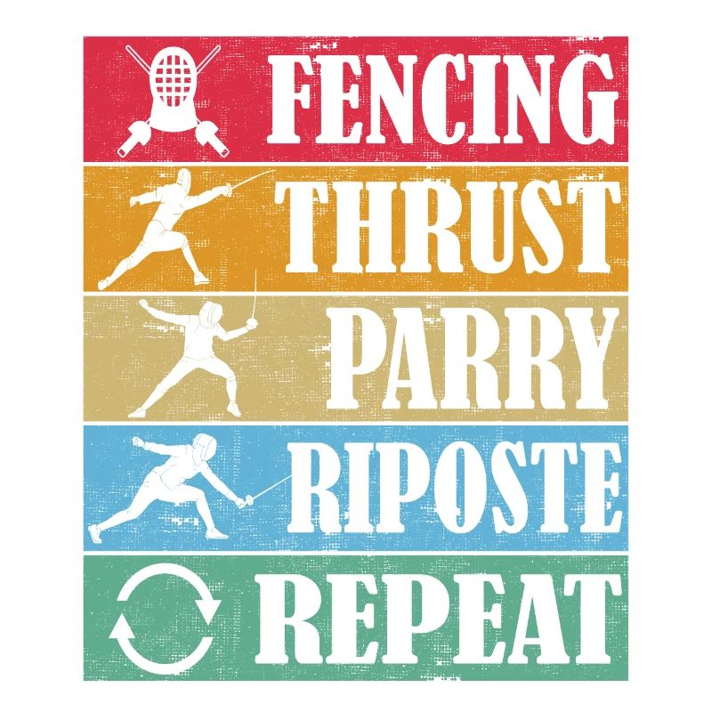 Fencing Thrust Parry Riposte Repeat